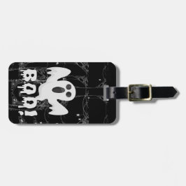 Lederen bagageband bagagelabel