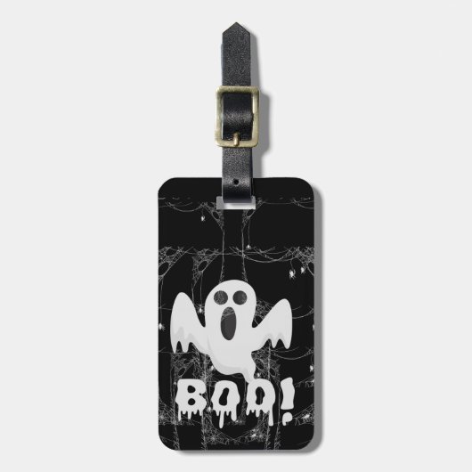 Lederen bagageband bagagelabel (Voorkant verticaal)