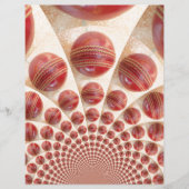 Lederen bal Rhythm Cricket Balls: Rhythmic Array (Voorkant)