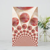 Lederen bal Rhythm Cricket Balls: Rhythmic Array Briefpapier (Staand voorkant)