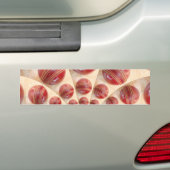 Lederen bal Rhythm Cricket Balls: Rhythmic Array Bumpersticker (Op auto)