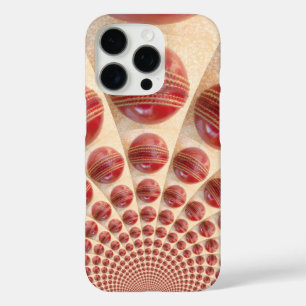 Lederen bal Rhythm Cricket Balls: Rhythmic Array iPhone 16 Pro Hoesje