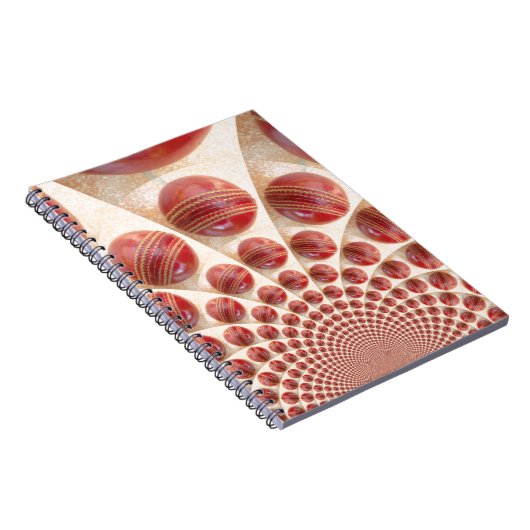 Lederen bal Rhythm Cricket Balls: Rhythmic Array Notitieboek (Rechterzijde)