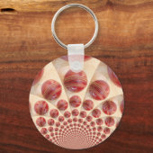 Lederen bal Rhythm Cricket Balls: Rhythmic Array Sleutelhanger (Voorkant)