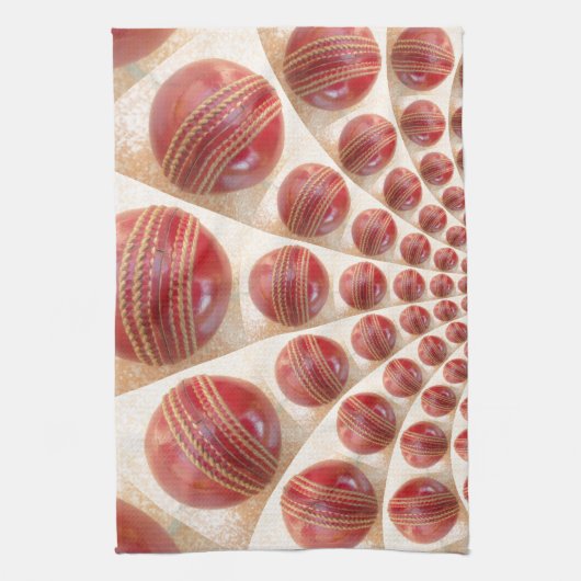 Lederen bal Rhythm Cricket Balls: Rhythmic Array Theedoek (Verticaal)