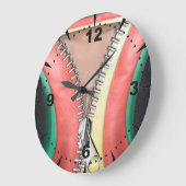 lederen blik grote klok (Hoek)