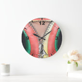 lederen blik grote klok (Huis)