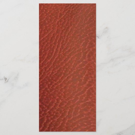 Lederen bloemen in het menu Cream Suede (Achterkant)