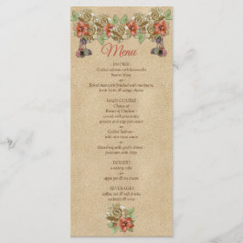 Lederen bloemen in het menu Cream Suede