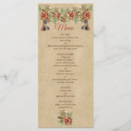 Lederen bloemen in het menu Cream Suede