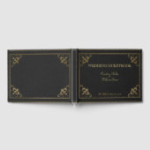  lederen boek bruiloft gastenboek (Volledig)