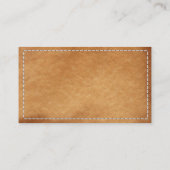  lederen dj-muziek met titel visitekaartje (Achterkant)