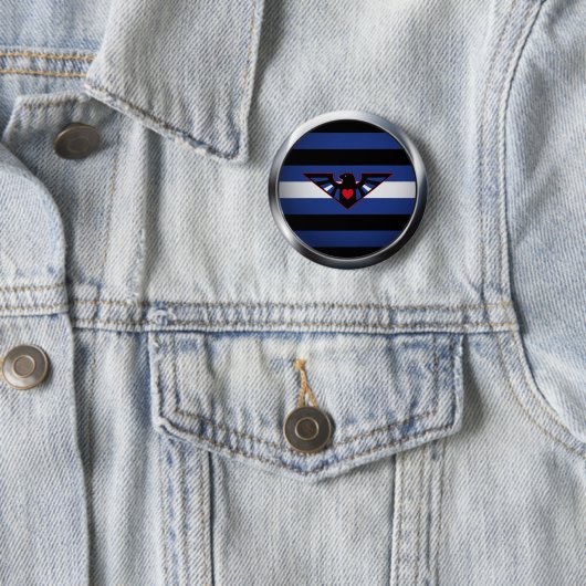 LEDEREN EAGLE PRIDE MEDAILLON RONDE BUTTON 5,7 CM (In situ)