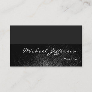 Lederen Effect Consultant Engineer Visitekaartje