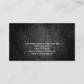 Lederen Effect Elektrotechnicus Visitekaartje (Achterkant)