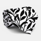 lederen flesje zwart-wit BW Stropdas (Opgerold)