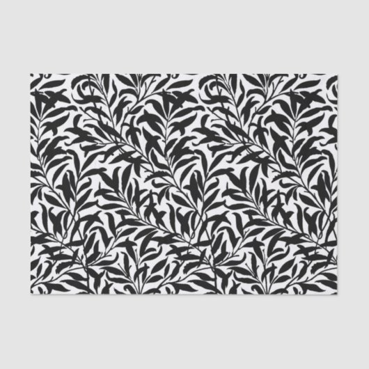  lederen flesje zwart-wit BW Tissuepapier (Voorkant)