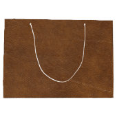 lederen geschenktas groot cadeauzakje (Achterkant)