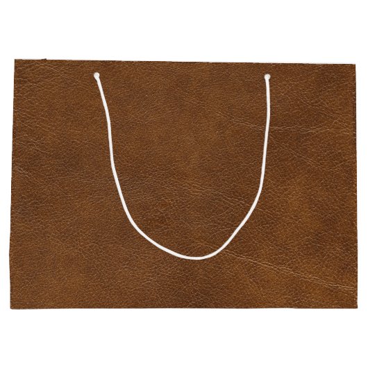 lederen geschenktas groot cadeauzakje (Achterkant)