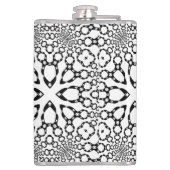 Lederen harnas geometrie personaliseren heup kolf heupfles (Achterkant)