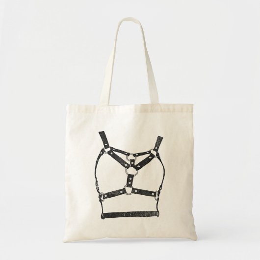 Lederen Harness Straps Tote Bag (Voorkant)
