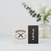 Lederen in de winkel — Cadeaubon Kortingskaartje (Staand voorkant)