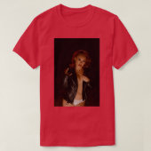 Lederen jasje t-shirt (Design voorkant)