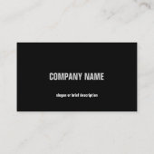 Lederen jasje Witte visitekaartje horizontaal (Achterkant)