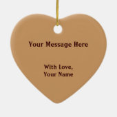 Lederen kijken 3de Jubileum: voeg uw foto toe Keramisch Ornament (Achterkant)