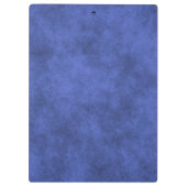 Lederen kijken naar overgegoten blauw klembord (Achterkant)