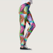 lederen kleuren leggings (Rechts)
