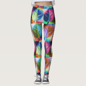 lederen kleuren leggings (Voorkant)