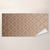 Lederen, kunstleder, patroon, abstract, dierlijk; badhanddoek (Badhanddoek)