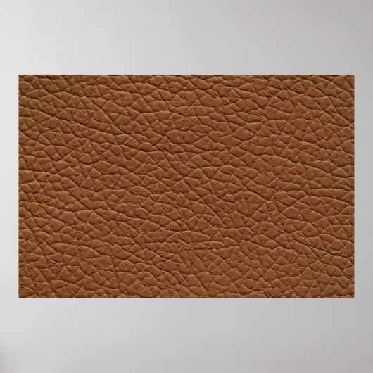 Lederen lichte bruine tinten grote textuur. abs poster (Voorkant)