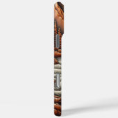 Lederen look Beer bij de rivier Case-Mate iPhone Case (Achterkant / Rechts)