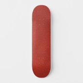 Lederen look Elegant Rood Bruin Sjabloon Persoonlijk Skateboard (Voorkant)