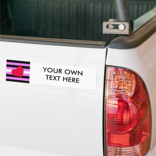 LEDEREN MEISJE PRIDE BUMPERSTICKER (Op Truck)