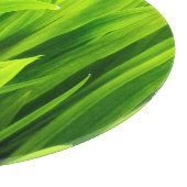 Lederen met achtergrondverlichting in de tuin snijplank (Hoek)