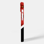 lederen monogram Case-Mate iPhone case (Achterkant / Links)