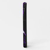 Lederen Paars iPhone 5 hoesje (Achterkant/links)