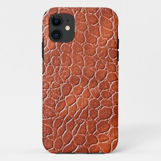 Lederen patroon Case-Mate iPhone case (Achterkant)