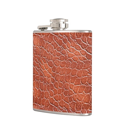 Lederen patroon heupfles (Links)