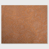 Lederen patroon met namaak of namaak cadeaupapier (Vlak)