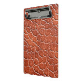 Lederen patroon mini klembord (Angled2)