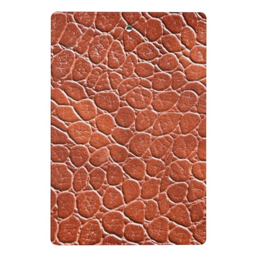 Lederen patroon mini klembord (Achterkant)