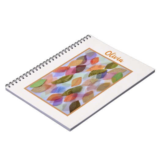  lederen patroon notitieboek (Linkerzijde)