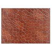 Lederen patroon snijplank (Voorkant)
