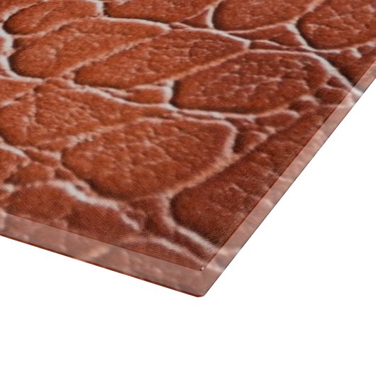 Lederen patroon snijplank (Hoek)