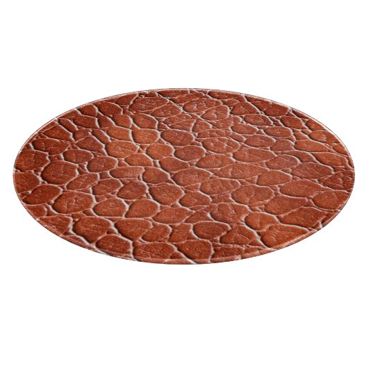 Lederen patroon snijplank (Hoek)