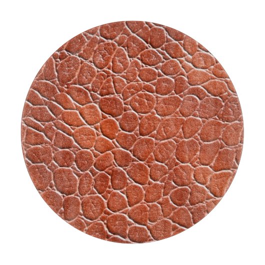 Lederen patroon snijplank (Voorkant)